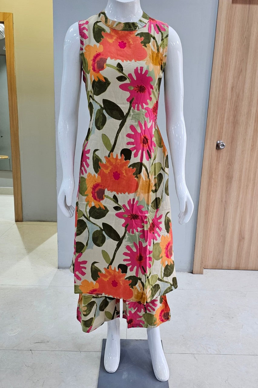 A-line Long Co-ord Set