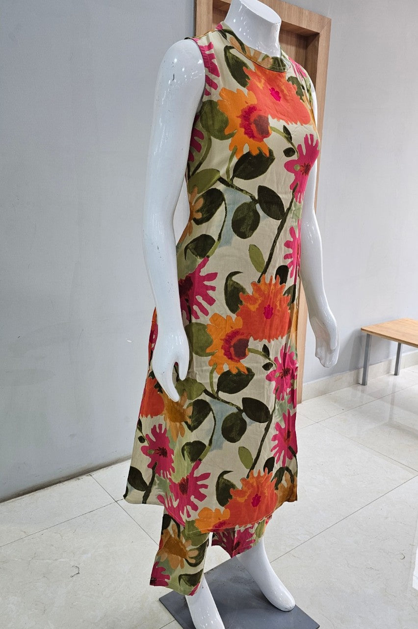 A-line Long Co-ord Set