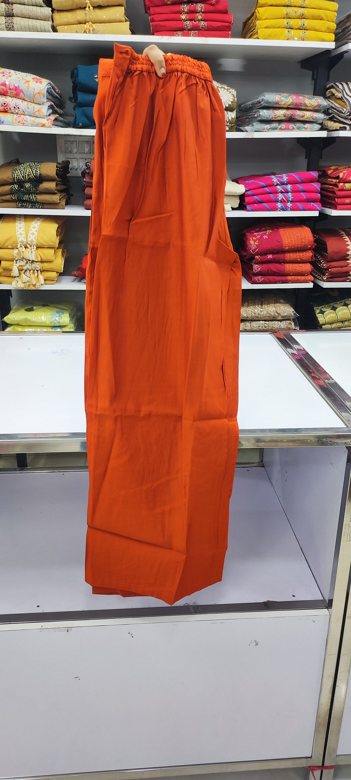 Aline Set - Mal Chanderi - Orange