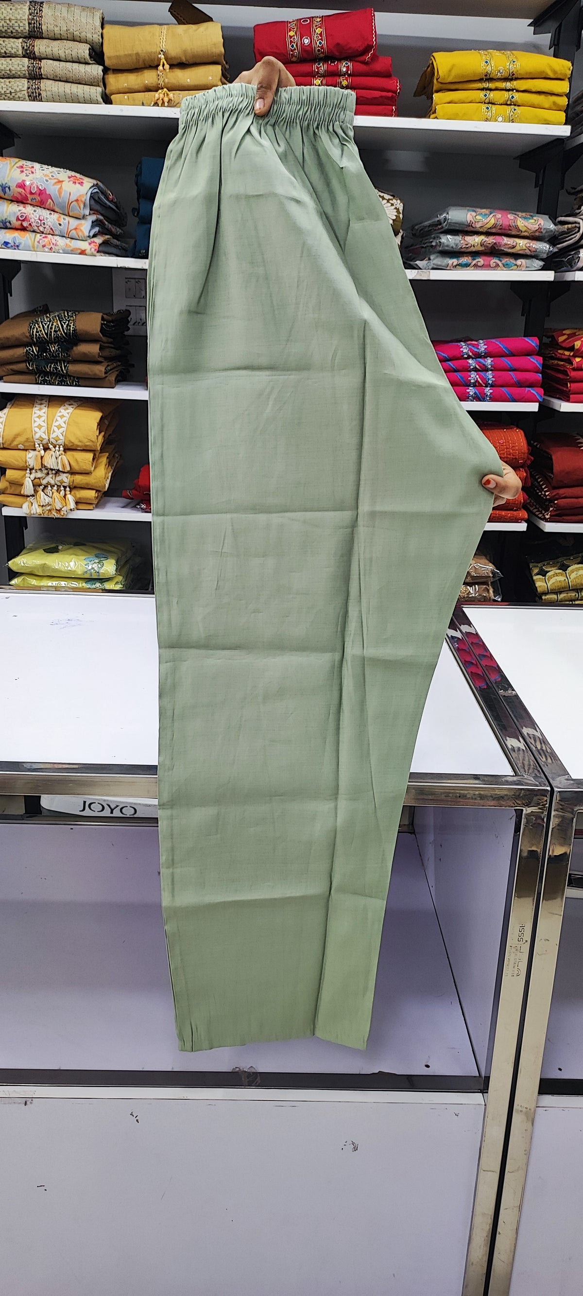 Aline Set - Mal Chanderi - Green