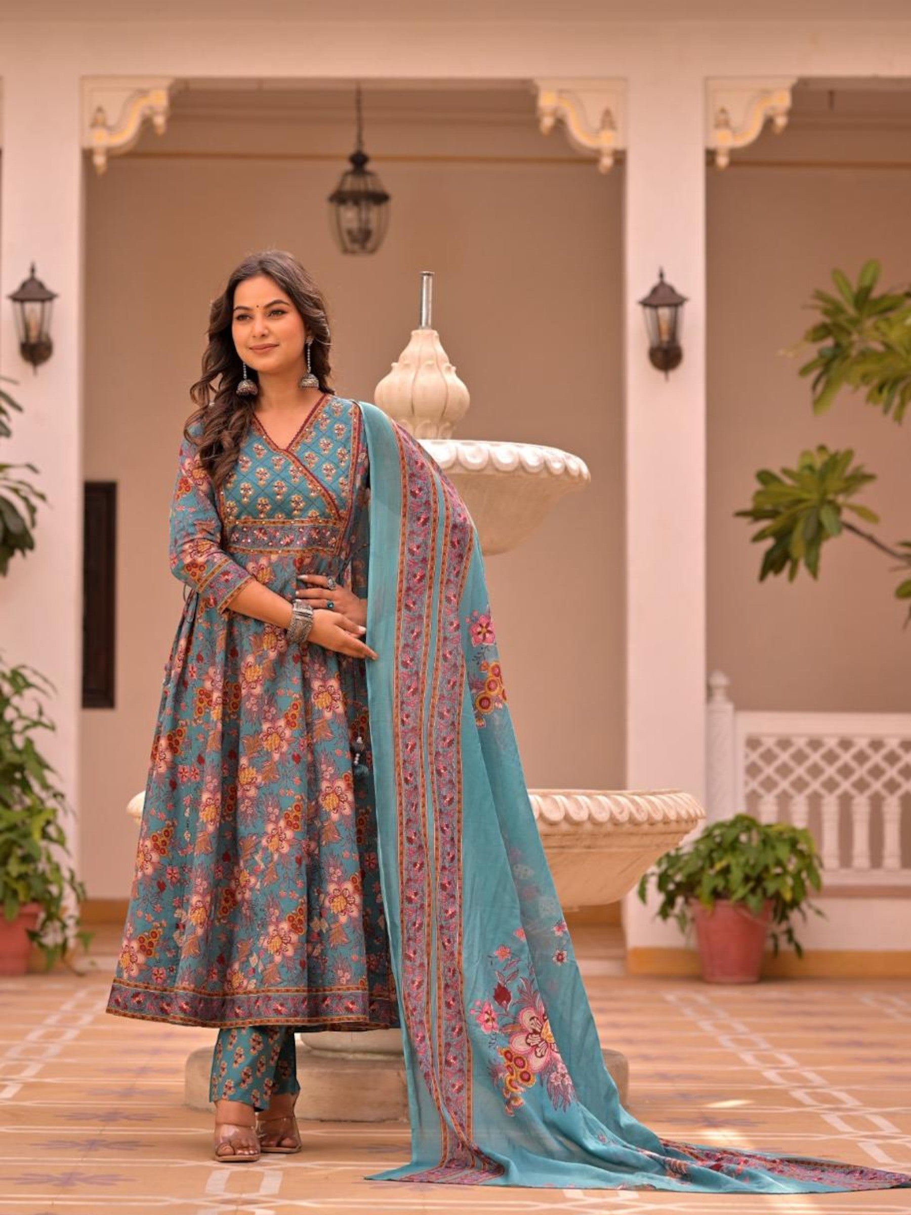 Anarkali Kurti Set