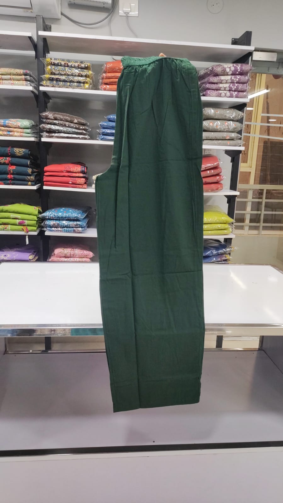 Kurti Set - Green - Aplic Work