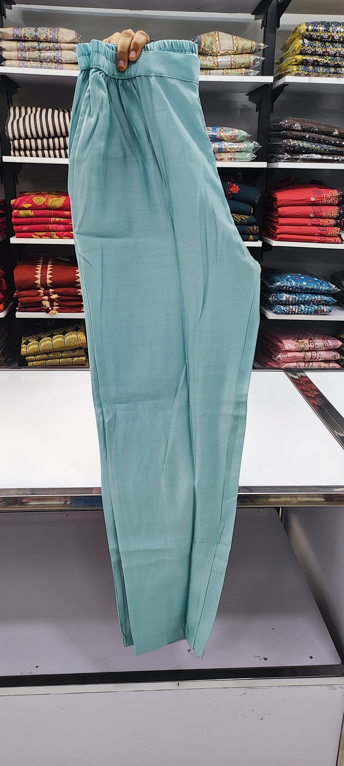 Aline Set - Mal Chanderi - Blue