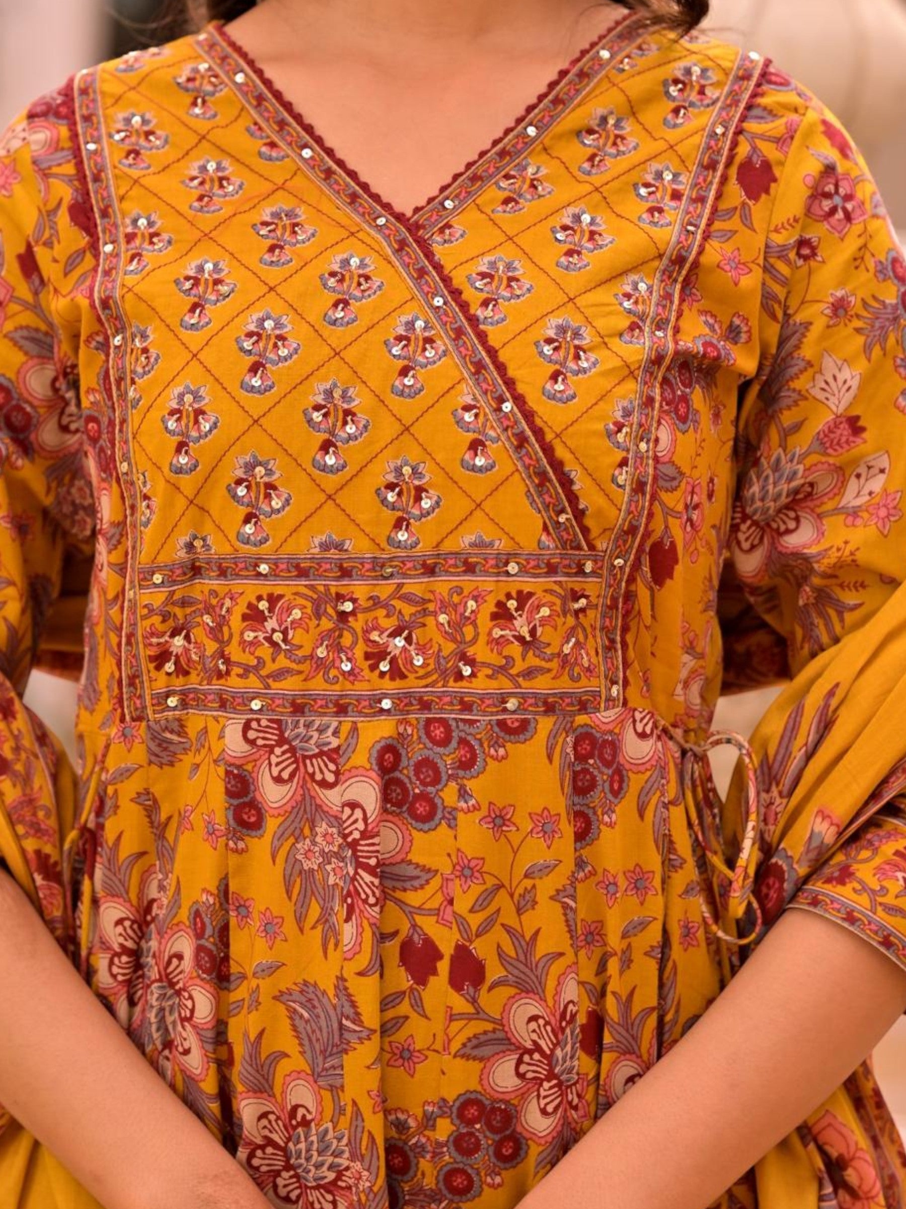 Anarkali Kurti Set
