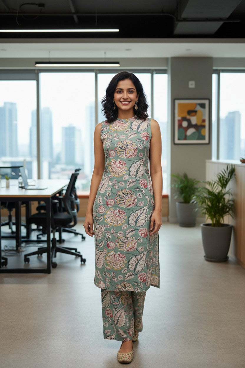 A-line Long Co-ord Set