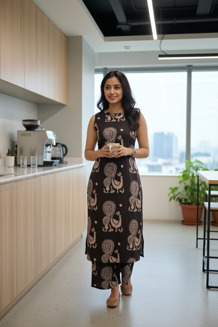 A-line Long Co-ord Set