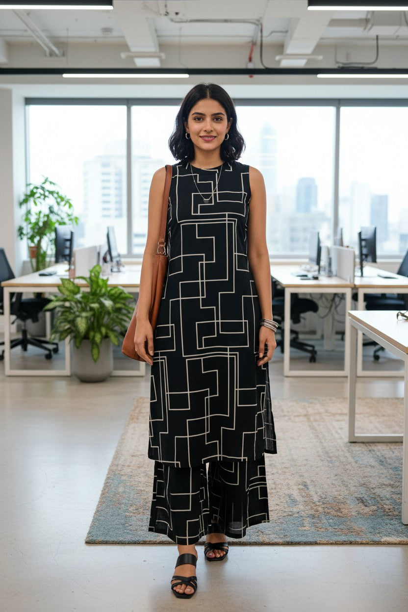 A-line Long Co-ord Set