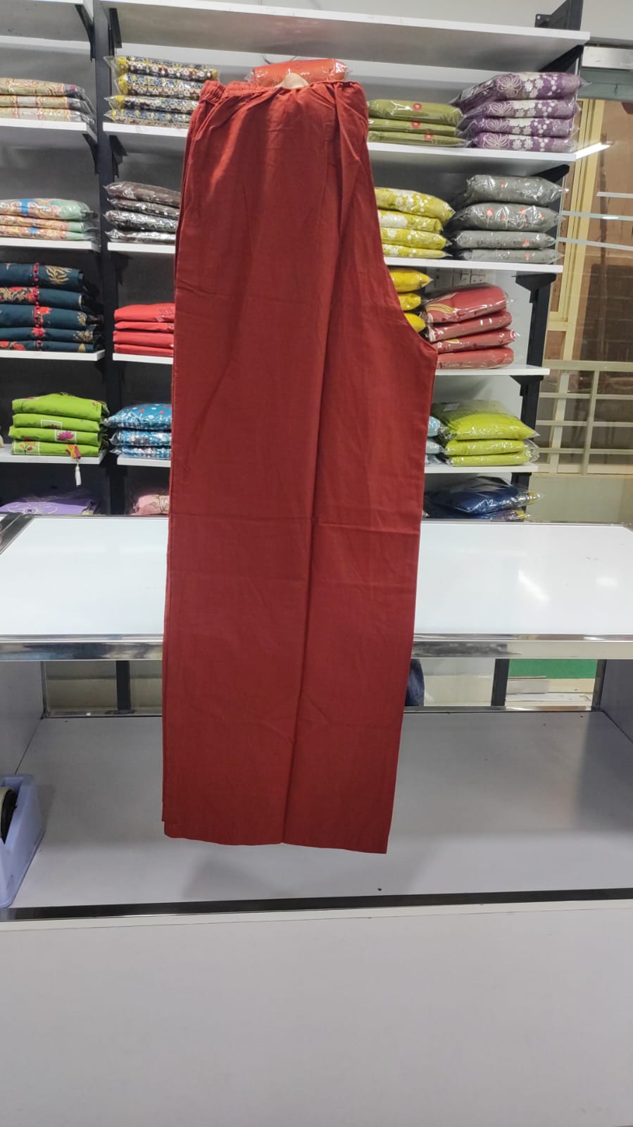 Kurti Set - Red Color - Aplic