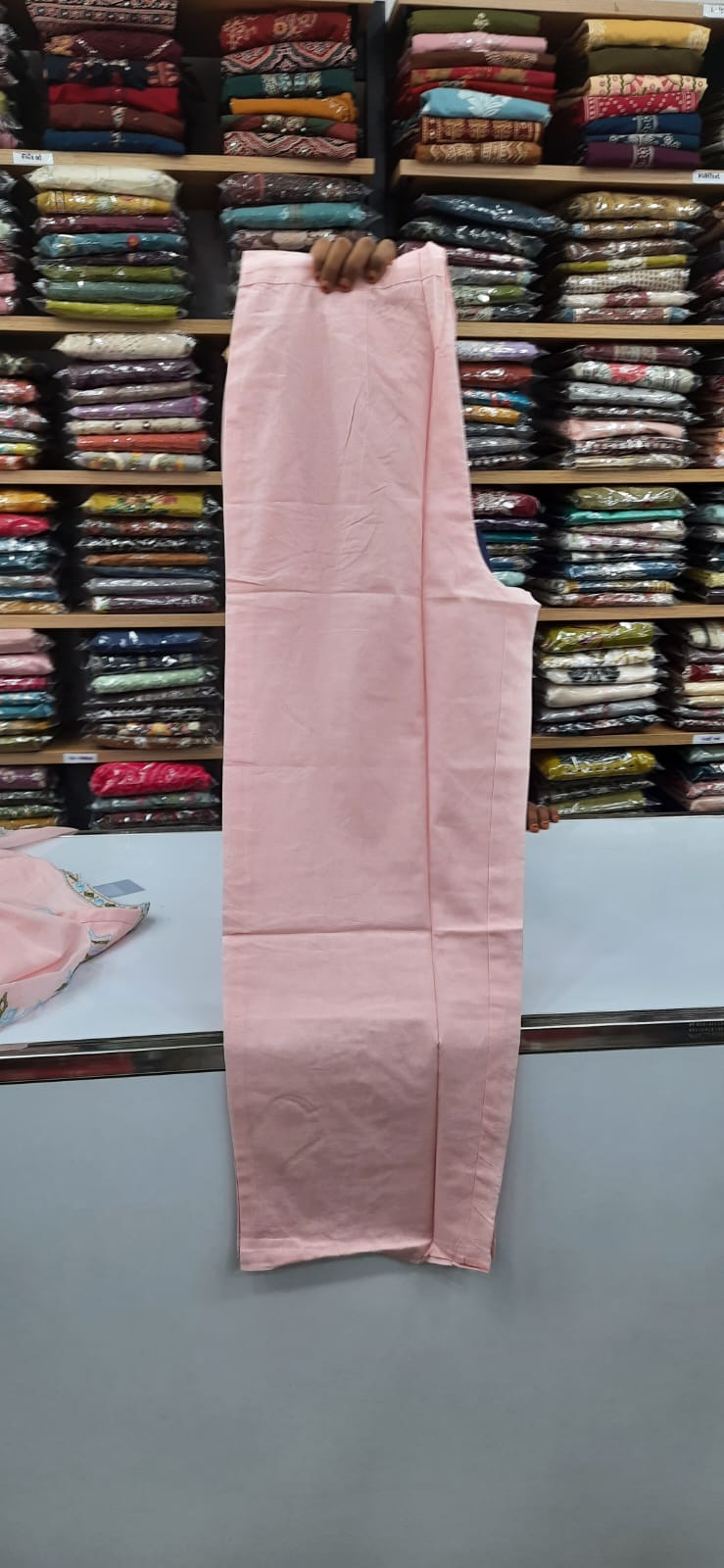 Kurti Set - Light Pink - V neck
