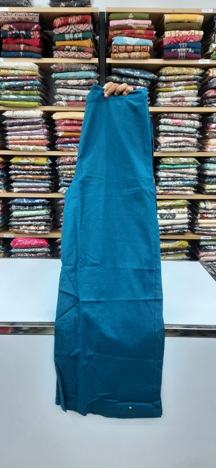 Kurti Set - Blue Color - Embriodery